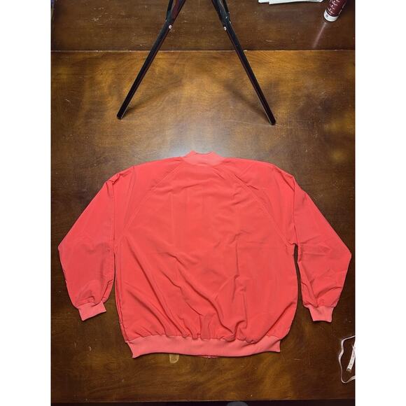 VTG 1993 Prince Tennis Salmon Pink Lightweight Zip Up Windbreaker Size L NWT - Picture 13 of 13